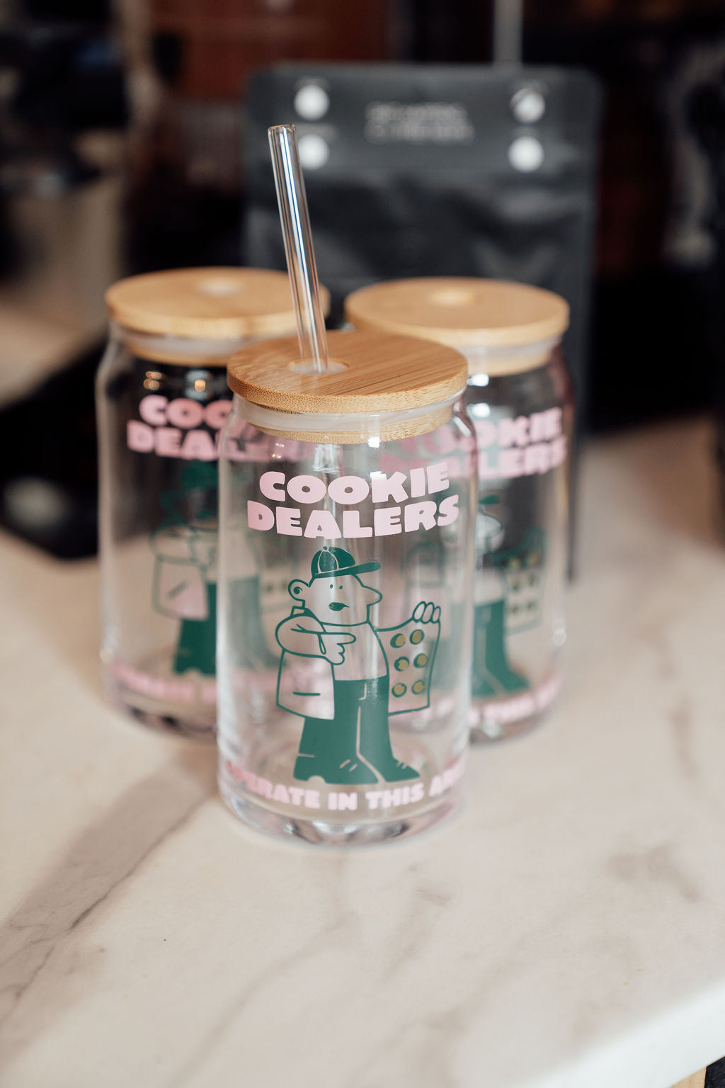 Pixie Cakes Glass Tumbler