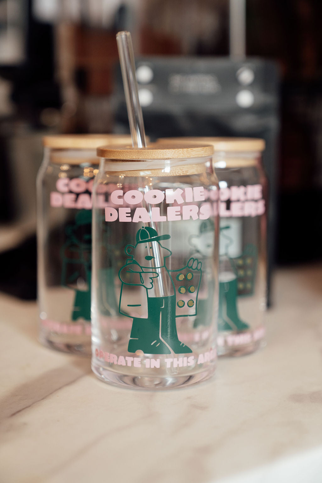 Pixie Cakes Glass Tumbler